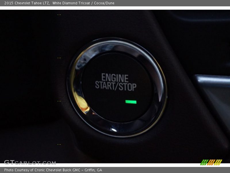 White Diamond Tricoat / Cocoa/Dune 2015 Chevrolet Tahoe LTZ