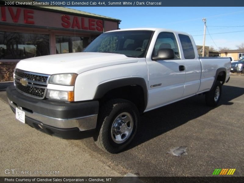 Summit White / Dark Charcoal 2006 Chevrolet Silverado 2500HD LS Extended Cab 4x4