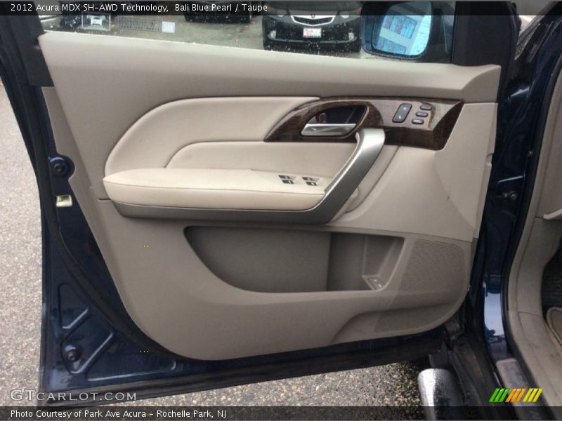Bali Blue Pearl / Taupe 2012 Acura MDX SH-AWD Technology