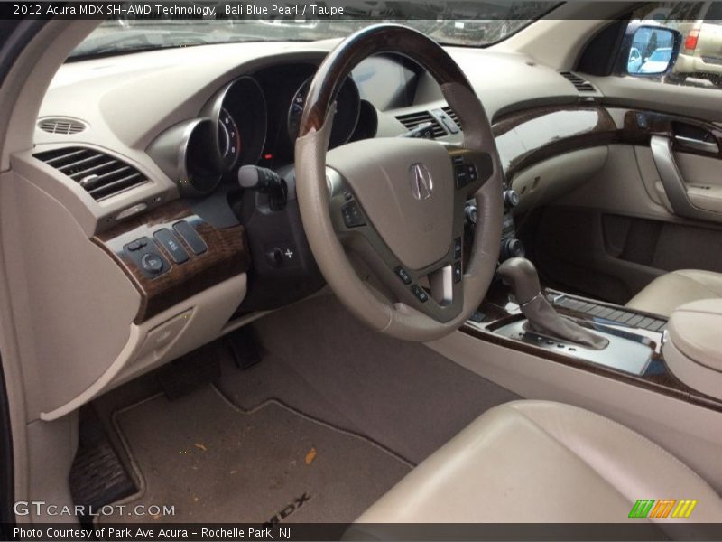Bali Blue Pearl / Taupe 2012 Acura MDX SH-AWD Technology