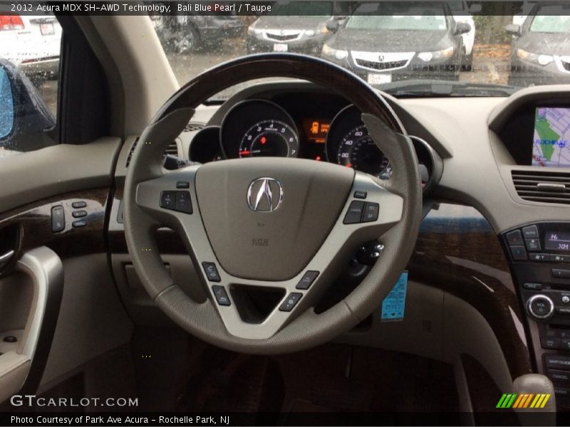 Bali Blue Pearl / Taupe 2012 Acura MDX SH-AWD Technology