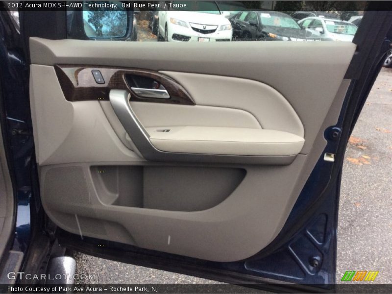 Bali Blue Pearl / Taupe 2012 Acura MDX SH-AWD Technology