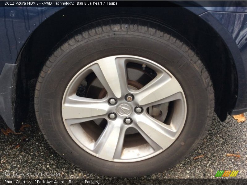 Bali Blue Pearl / Taupe 2012 Acura MDX SH-AWD Technology