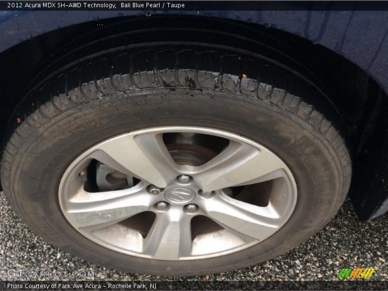 Bali Blue Pearl / Taupe 2012 Acura MDX SH-AWD Technology