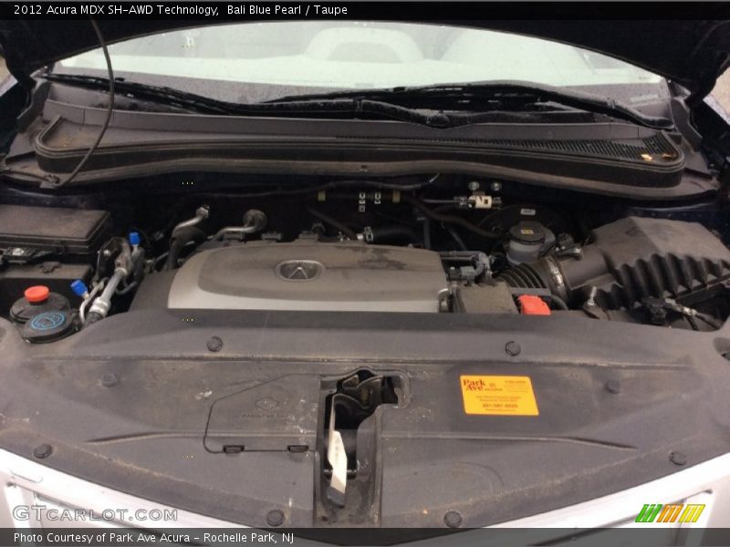 Bali Blue Pearl / Taupe 2012 Acura MDX SH-AWD Technology
