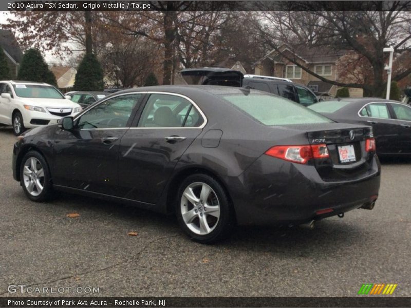 Grigio Metallic / Taupe 2010 Acura TSX Sedan