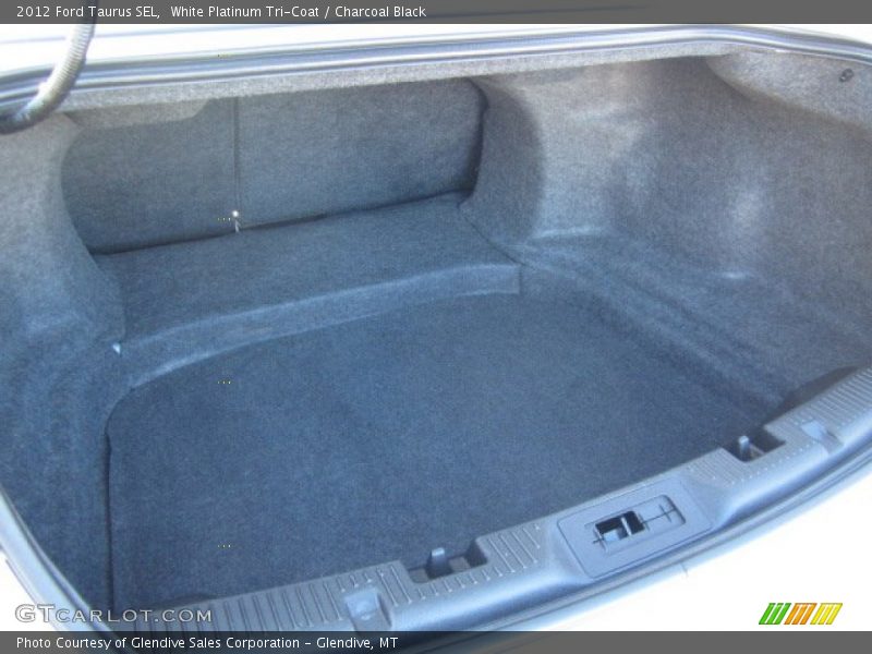 White Platinum Tri-Coat / Charcoal Black 2012 Ford Taurus SEL