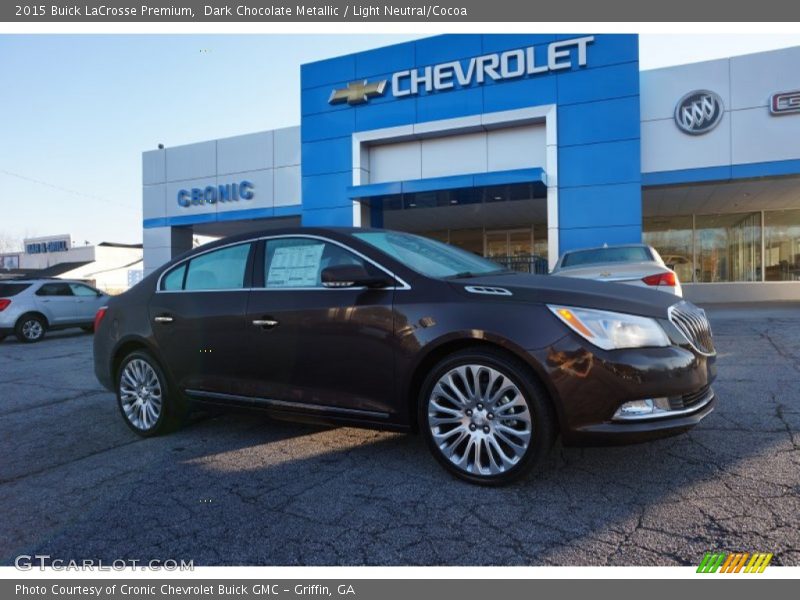 Dark Chocolate Metallic / Light Neutral/Cocoa 2015 Buick LaCrosse Premium