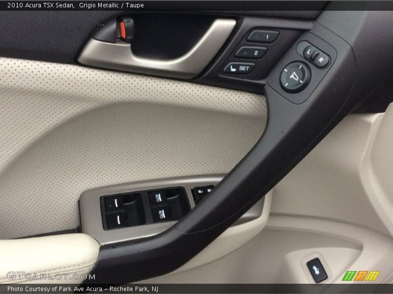 Grigio Metallic / Taupe 2010 Acura TSX Sedan