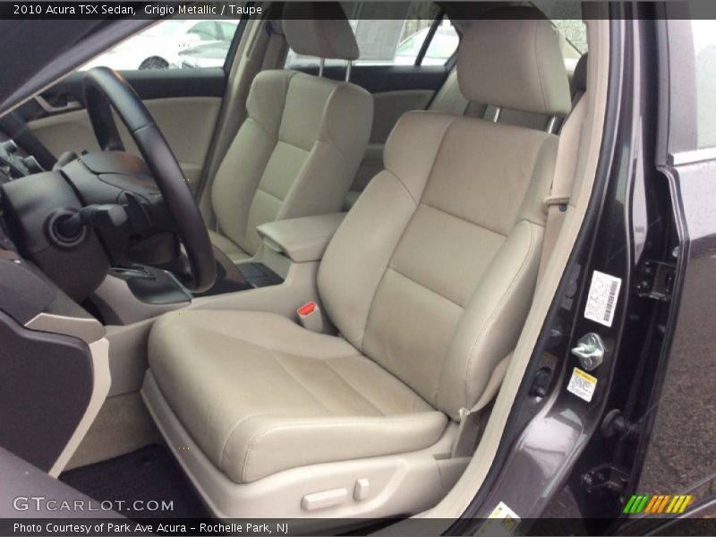 Grigio Metallic / Taupe 2010 Acura TSX Sedan