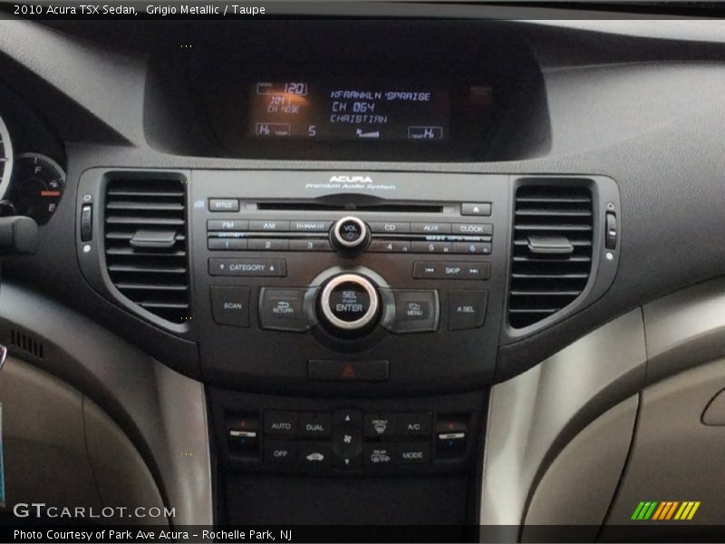Grigio Metallic / Taupe 2010 Acura TSX Sedan