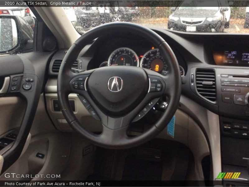 Grigio Metallic / Taupe 2010 Acura TSX Sedan