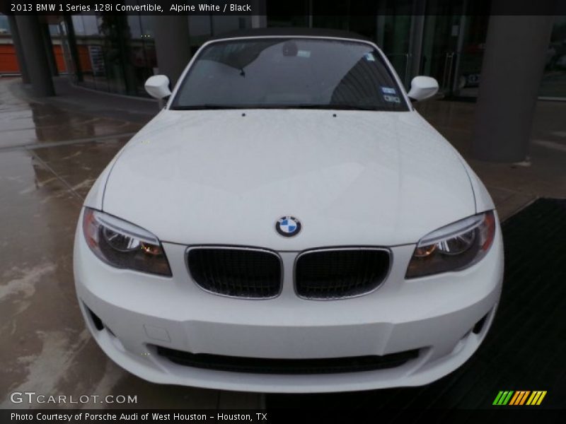 Alpine White / Black 2013 BMW 1 Series 128i Convertible