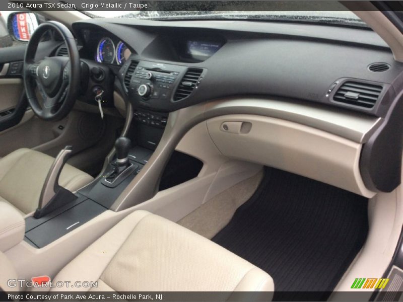 Grigio Metallic / Taupe 2010 Acura TSX Sedan