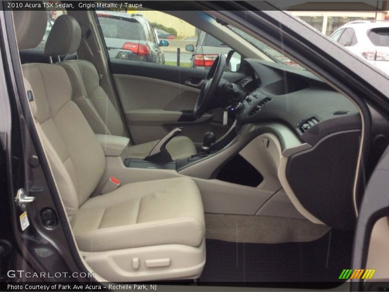 Grigio Metallic / Taupe 2010 Acura TSX Sedan