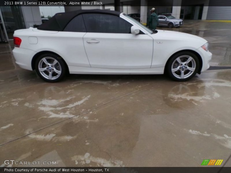 Alpine White / Black 2013 BMW 1 Series 128i Convertible