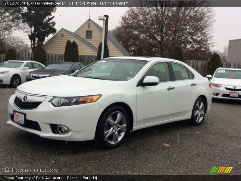 Bellanova White Pearl / Parchment 2012 Acura TSX Technology Sedan