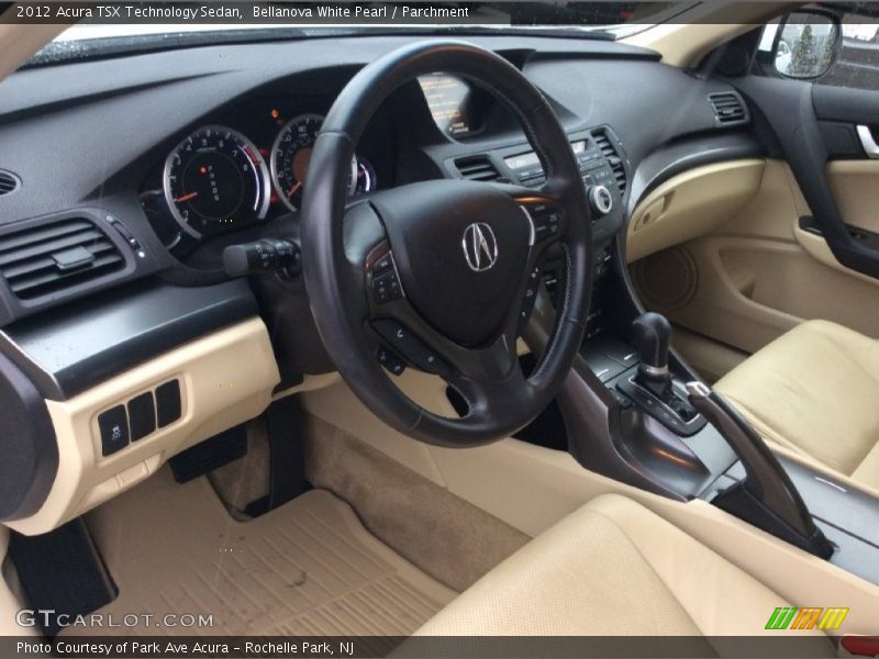 Bellanova White Pearl / Parchment 2012 Acura TSX Technology Sedan