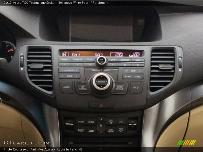 Bellanova White Pearl / Parchment 2012 Acura TSX Technology Sedan