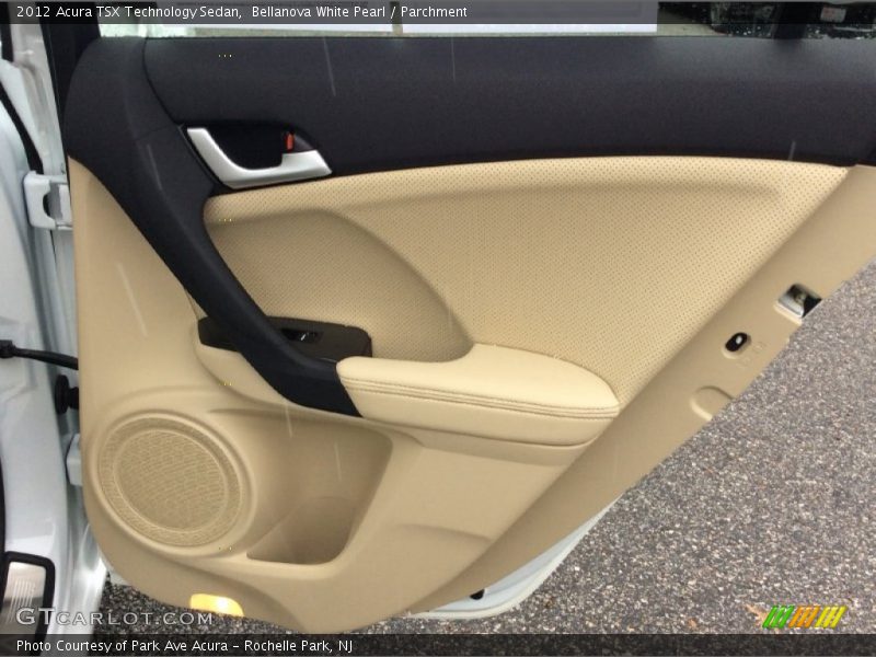 Bellanova White Pearl / Parchment 2012 Acura TSX Technology Sedan