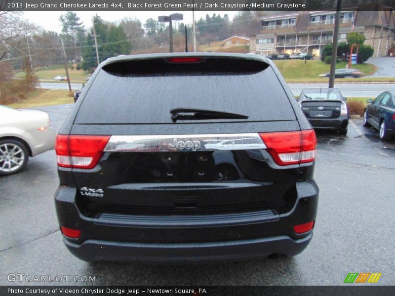 Black Forest Green Pearl / Dark Graystone/Medium Graystone 2013 Jeep Grand Cherokee Laredo 4x4