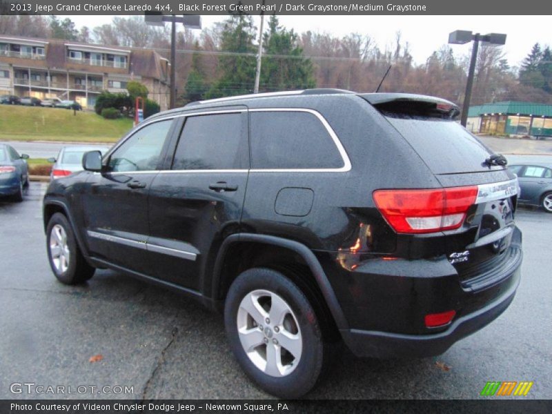 Black Forest Green Pearl / Dark Graystone/Medium Graystone 2013 Jeep Grand Cherokee Laredo 4x4