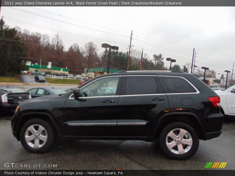 Black Forest Green Pearl / Dark Graystone/Medium Graystone 2013 Jeep Grand Cherokee Laredo 4x4