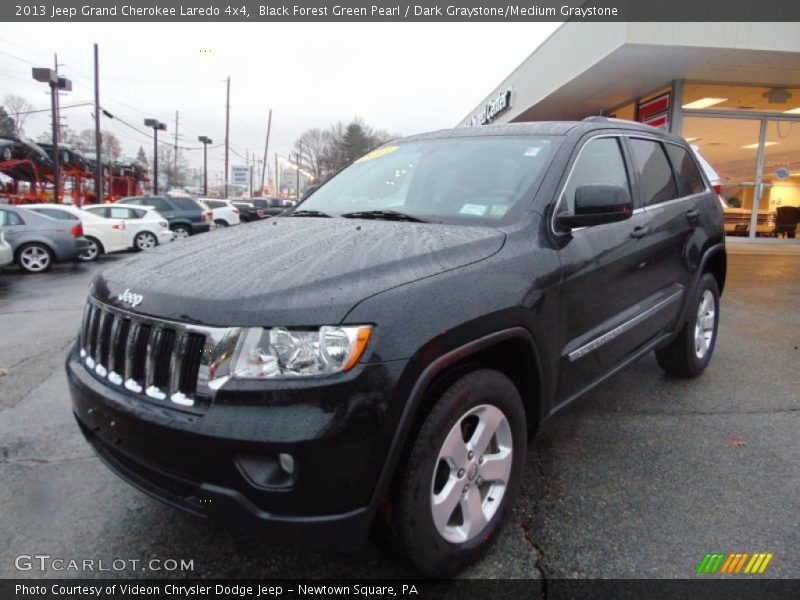 Black Forest Green Pearl / Dark Graystone/Medium Graystone 2013 Jeep Grand Cherokee Laredo 4x4