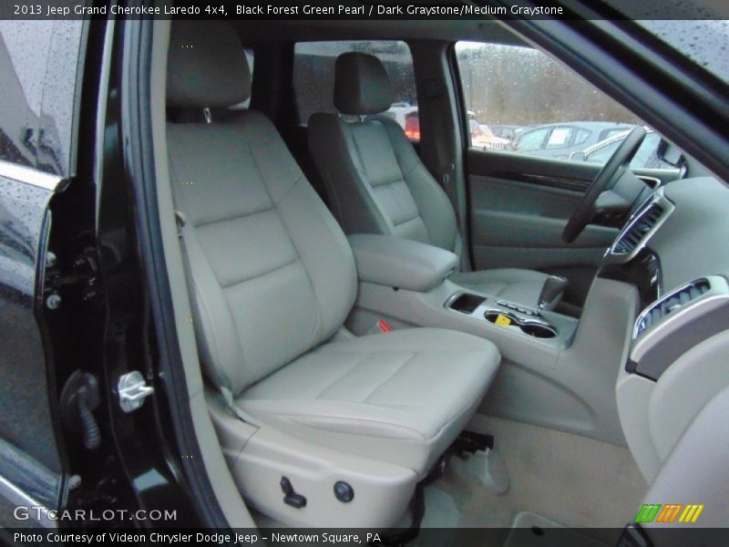 Black Forest Green Pearl / Dark Graystone/Medium Graystone 2013 Jeep Grand Cherokee Laredo 4x4