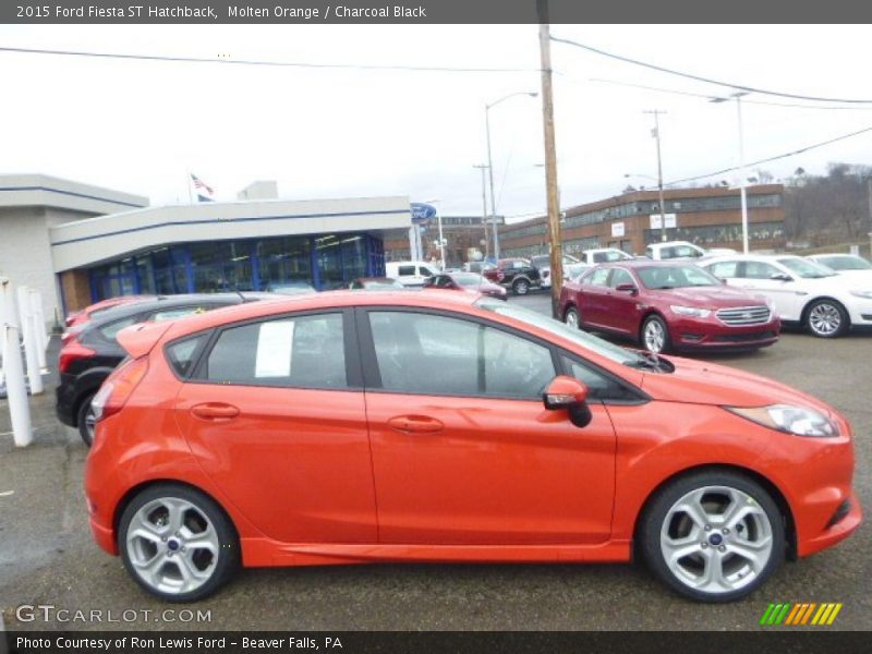  2015 Fiesta ST Hatchback Molten Orange