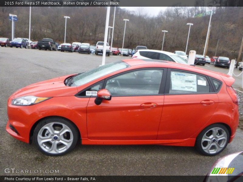  2015 Fiesta ST Hatchback Molten Orange