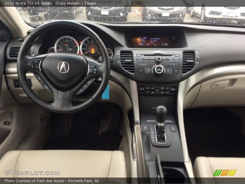Grigio Metallic / Taupe 2010 Acura TSX V6 Sedan