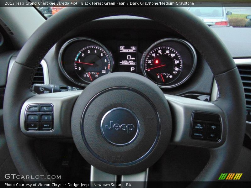 Black Forest Green Pearl / Dark Graystone/Medium Graystone 2013 Jeep Grand Cherokee Laredo 4x4