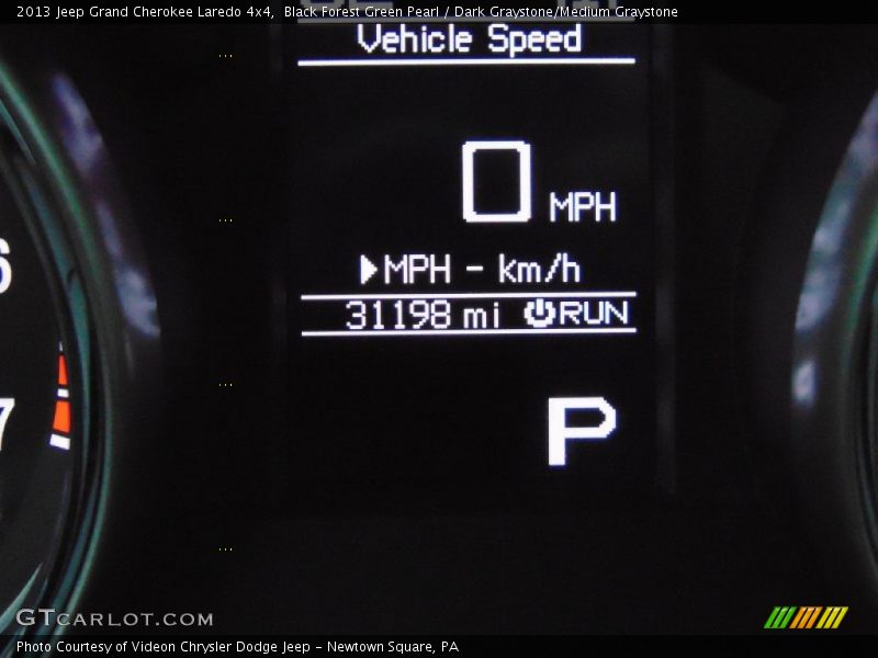 Black Forest Green Pearl / Dark Graystone/Medium Graystone 2013 Jeep Grand Cherokee Laredo 4x4