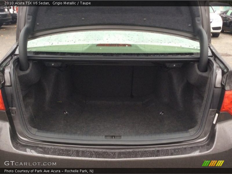 Grigio Metallic / Taupe 2010 Acura TSX V6 Sedan