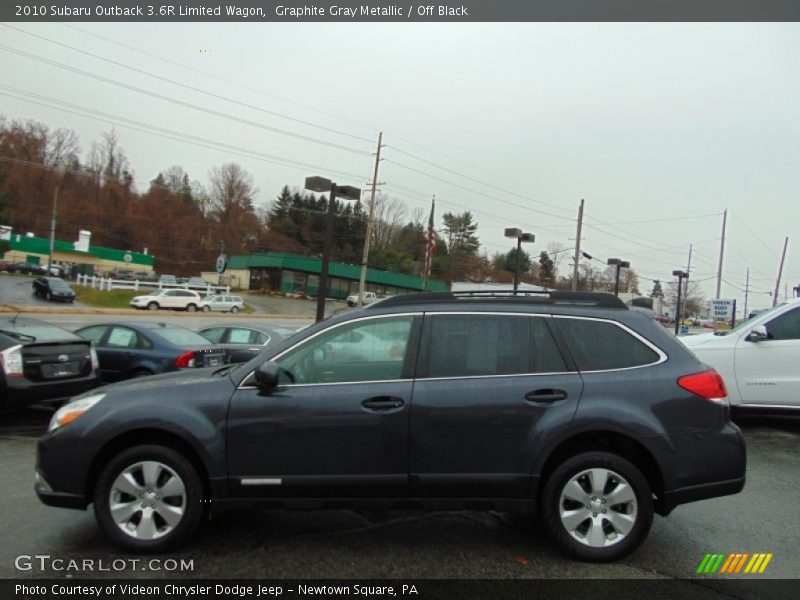 Graphite Gray Metallic / Off Black 2010 Subaru Outback 3.6R Limited Wagon