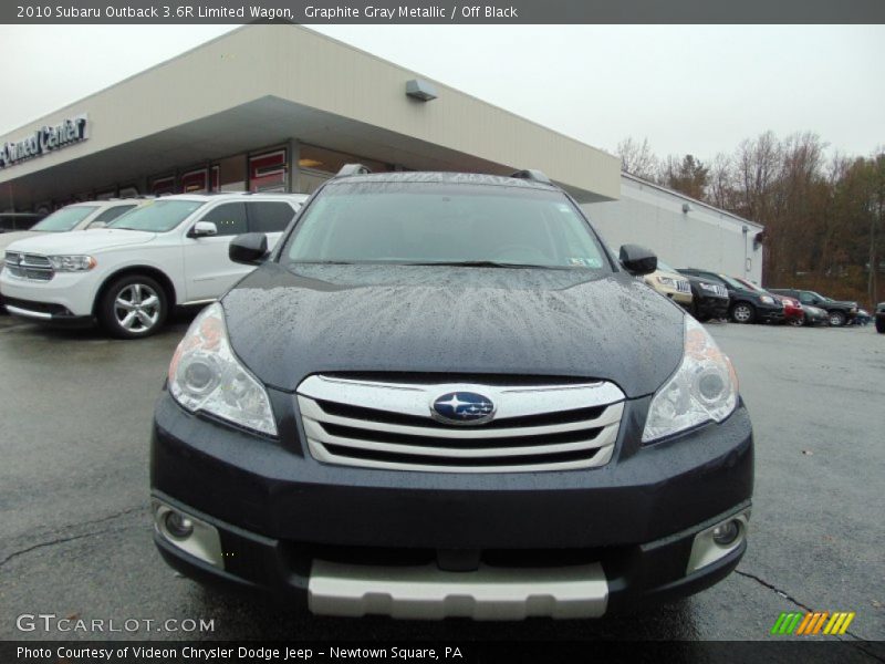 Graphite Gray Metallic / Off Black 2010 Subaru Outback 3.6R Limited Wagon