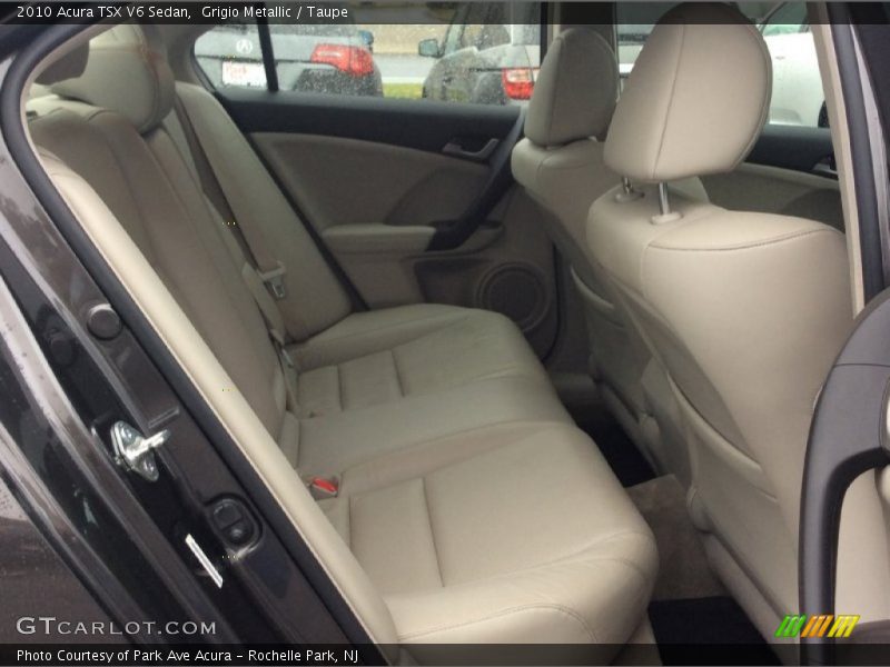 Grigio Metallic / Taupe 2010 Acura TSX V6 Sedan