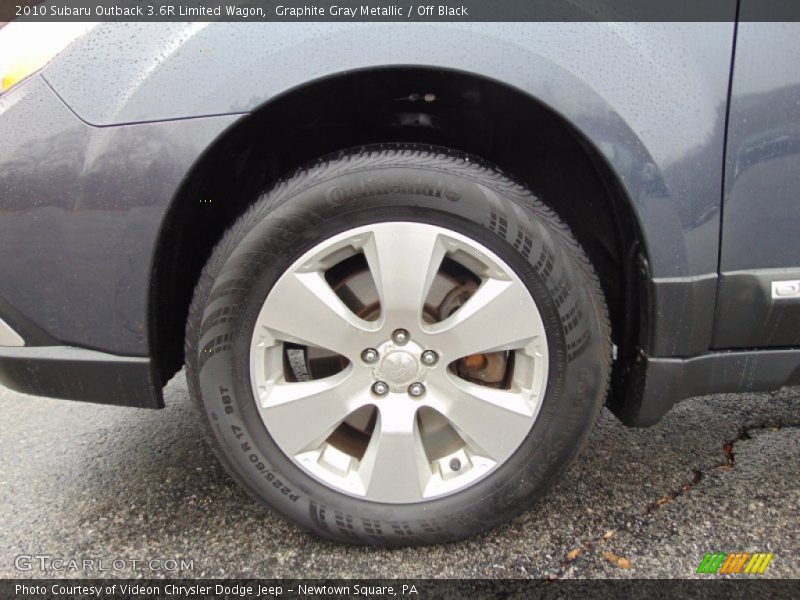 Graphite Gray Metallic / Off Black 2010 Subaru Outback 3.6R Limited Wagon