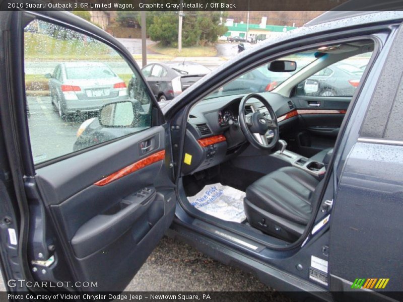 Graphite Gray Metallic / Off Black 2010 Subaru Outback 3.6R Limited Wagon