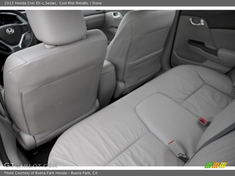 Cool Mist Metallic / Stone 2012 Honda Civic EX-L Sedan