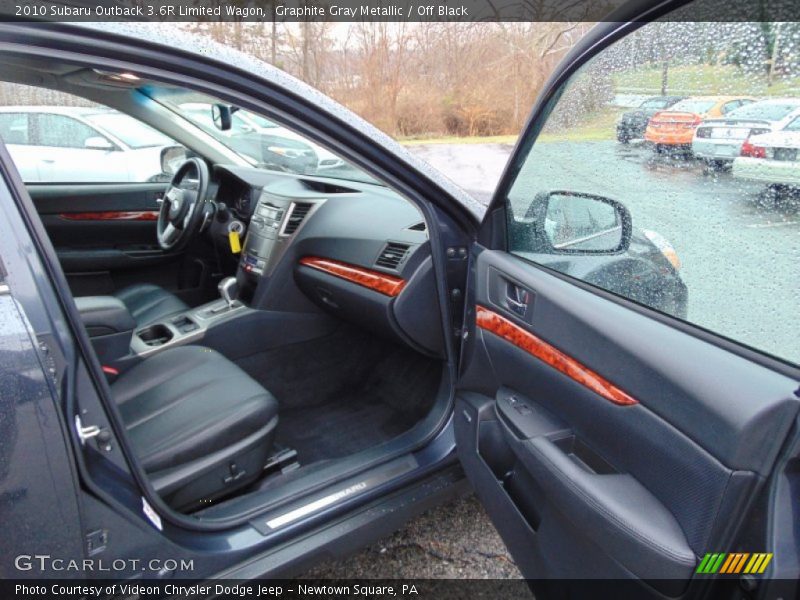 Graphite Gray Metallic / Off Black 2010 Subaru Outback 3.6R Limited Wagon