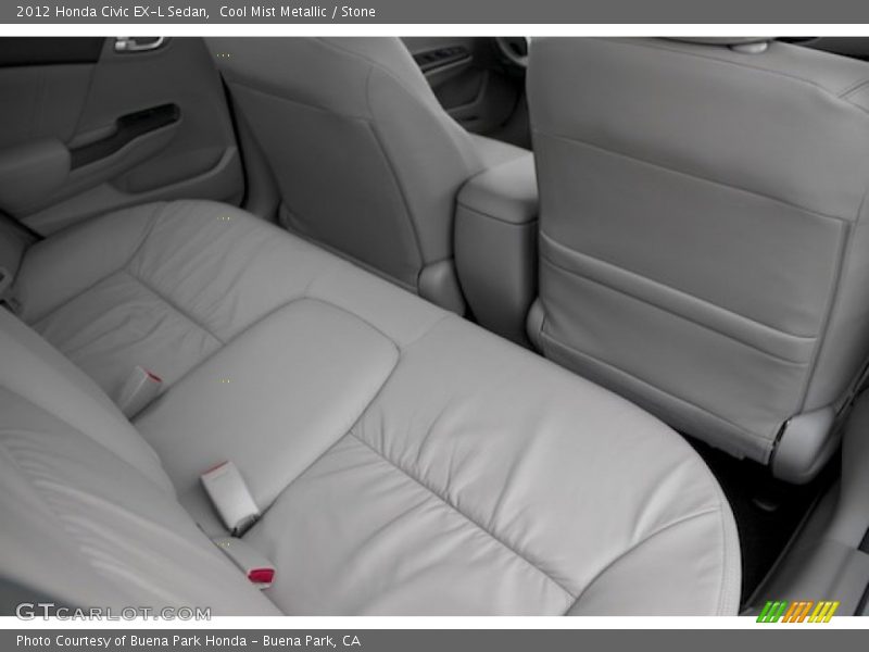 Cool Mist Metallic / Stone 2012 Honda Civic EX-L Sedan