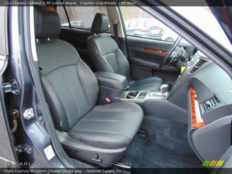 Graphite Gray Metallic / Off Black 2010 Subaru Outback 3.6R Limited Wagon