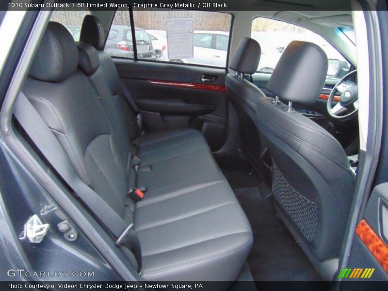 Graphite Gray Metallic / Off Black 2010 Subaru Outback 3.6R Limited Wagon