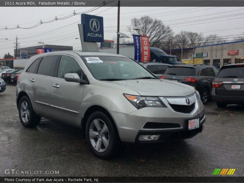 Palladium Metallic / Ebony 2011 Acura MDX