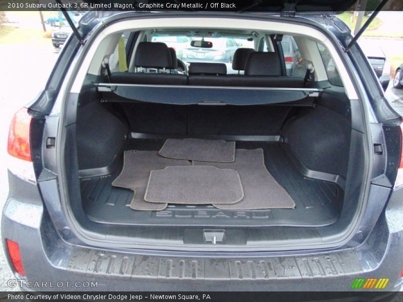 Graphite Gray Metallic / Off Black 2010 Subaru Outback 3.6R Limited Wagon