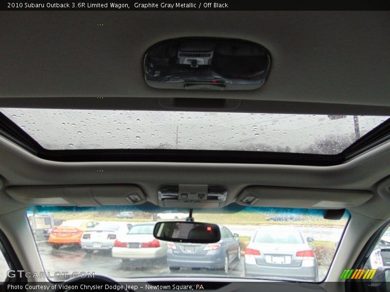 Graphite Gray Metallic / Off Black 2010 Subaru Outback 3.6R Limited Wagon