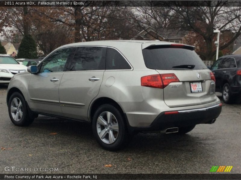 Palladium Metallic / Ebony 2011 Acura MDX