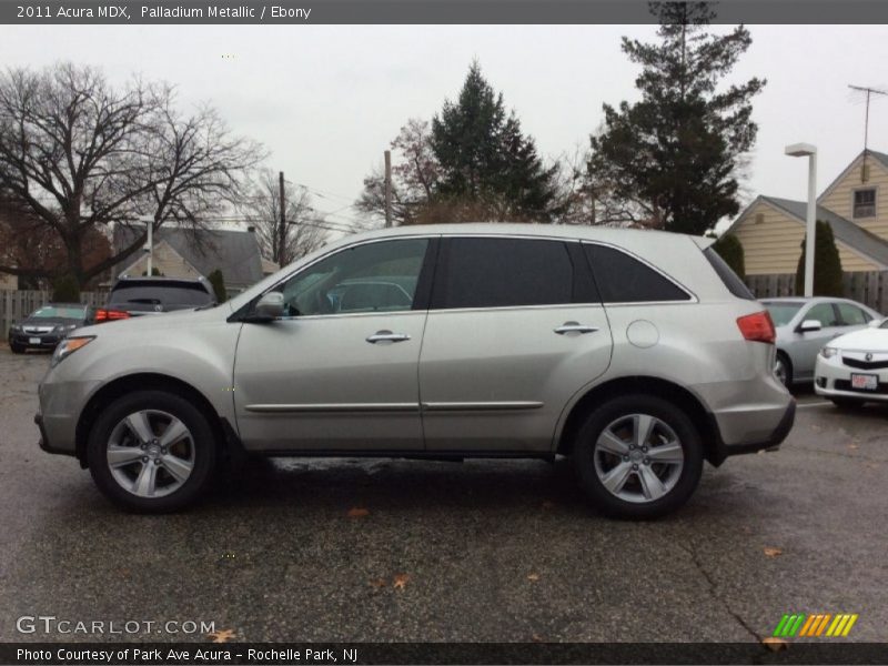 Palladium Metallic / Ebony 2011 Acura MDX